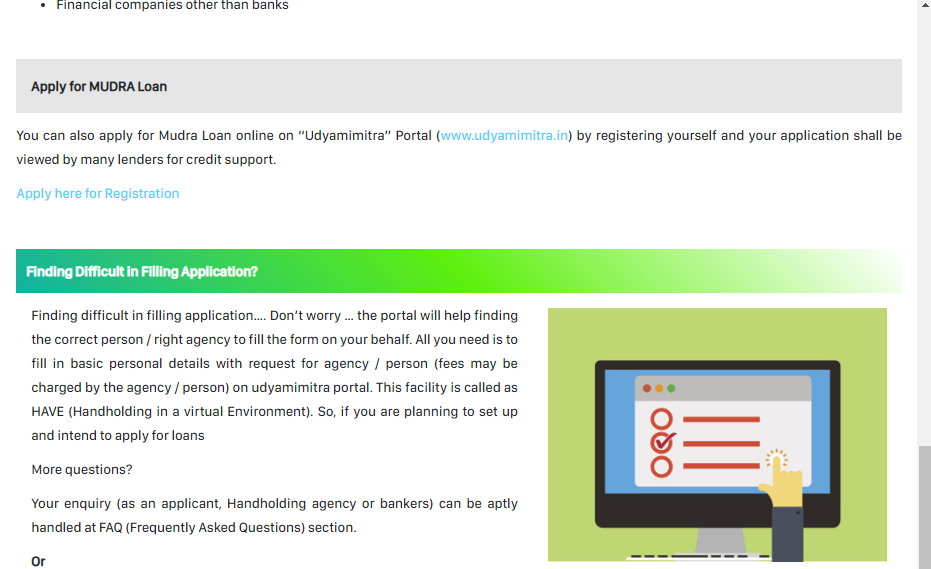 pm mudra loan apply online